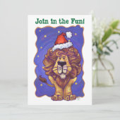 ライオンクリスマス 招待状 (スタンド正面)