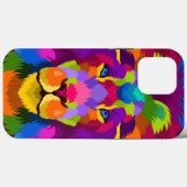 ライオンケカラフルースメイトiPhoneケース Case-Mate iPhoneケース (裏面 (横))