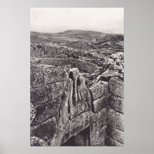 ライオンゲート&墓会ミュケーナイGREECEポスター ポスター (正面)