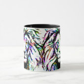 ライオンコーヒーマグ – ライオンヘッドコーヒーカップ マグカップ (中央)