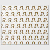 ライオンゴールデンサインゴールデンシンボル ラッピングペーパー (フラット)