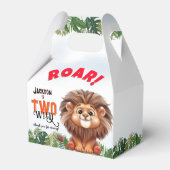 ライオンサファリツーワイルド子供の誕生日ビーフボックス フェイバーボックス (裏面サイド)