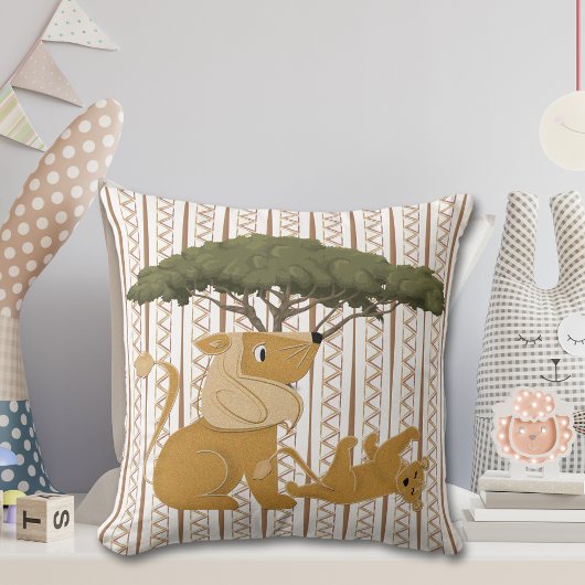 ライオンサファリファミリー クッション