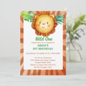 ライオンサファリワイルドワンバースデー 招待状 (スタンド正面)