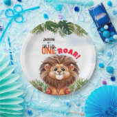 ライオンサファリワイルドワン子供の誕生日 ペーパープレート (パーティー)