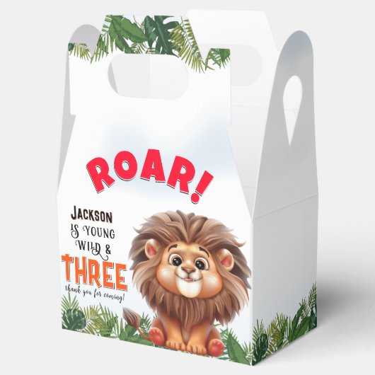 ライオンサファリワイルド&三子供の誕生日ビーフボックス フェイバーボックス (オープン)