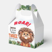 ライオンサファリワイルド&三子供の誕生日ビーフボックス フェイバーボックス (正面サイド)