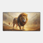 ライオンサファリ自然 デスクマット (正面)