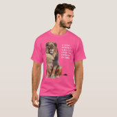 ライオンシャツを切り落とす Tシャツ (正面フル)