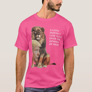 ライオンシャツを切り落とす Tシャツ