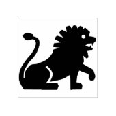 ライオンシルエットアートスタンプ ラバースタンプ (インプリント)
