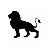 ライオンシルエットアートスタンプ ラバースタンプ (インプリント)