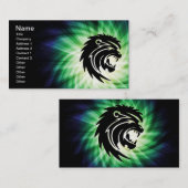 ライオンシルエットクールの轟音 名刺 (正面/裏面)