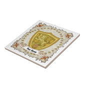 ライオンシールド家紋姓 タイル (側面)