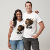 ライオンジムTシャツ -  力を解き放て ビーストモード ワークアウト Tシャツ (ユニセックス)