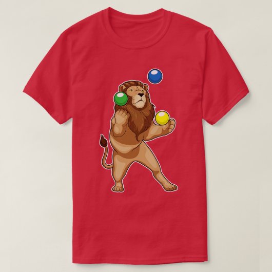 ライオンジャグラージャグル Tシャツ (デザイン正面)
