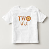 ライオンジャングルサファリアニマルバイルドバイルドバイバースデー トドラーTシャツ (正面)