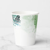 ライオンジャングルワイルドファースト誕生日 パーソナライズされた 紙コップ (裏面)