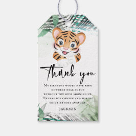 ライオンジャングル誕生日サンキュー ギフトタグ