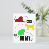 ライオンズとタイガースとクマOH MYポストカード ポストカード (スタンド正面)