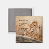 "ライオンズのように上昇"磁石 マグネット (正面/裏面)