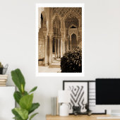 ライオンズのパティオ、アルハンブラ宮殿 ポスター (ホームオフィス)