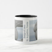 ライオンズの橋、セントオーガスティンFlorida Mgs マグカップ (中央)