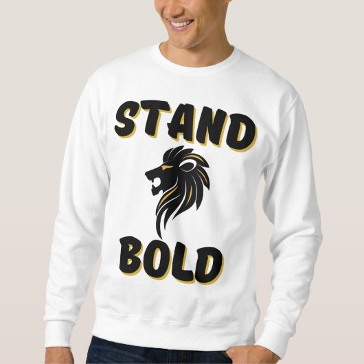 ライオンズはっきりしたメンズとして正しい姿勢 スウェットシャツ (正面)