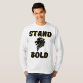 ライオンズはっきりしたメンズ長袖として義立ち Tシャツ (正面フル)