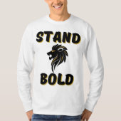 ライオンズはっきりしたメンズ長袖として義立ち Tシャツ (正面)