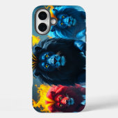 ライオンズカラフルの電話ケース Case-Mate iPhoneケース (裏面)