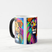 ライオンズカラフル・デジタル・アート モーフィングマグカップ (正面左)