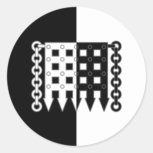 ライオンズゲートポピュレースバッジクラシックラウンド ラウンドシール (正面)