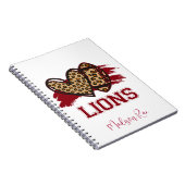 ライオンズサッカーノートブック（名前） ノートブック (右側)