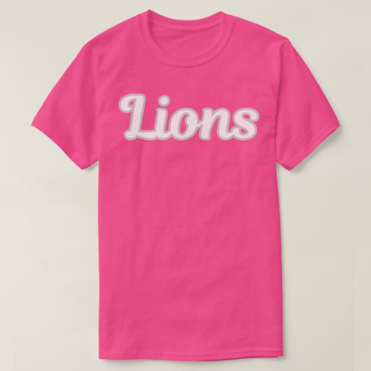 ライオンズスクリプト Tシャツ (デザイン正面)