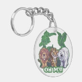 ライオンズタイガーは私を支える キーホルダー (正面左)