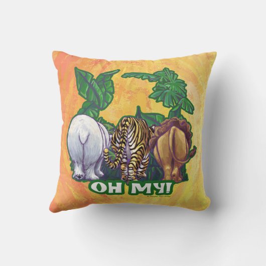 ライオンズタイガーは私を支える クッション (裏面)