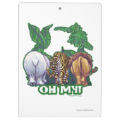 ライオンズタイガーは私を支える クリップボード (裏面)