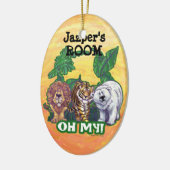 ライオンズタイガーは私を支える セラミックオーナメント (左)