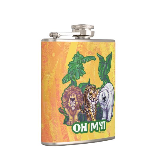 ライオンズタイガーは私を支える フラスク (右)