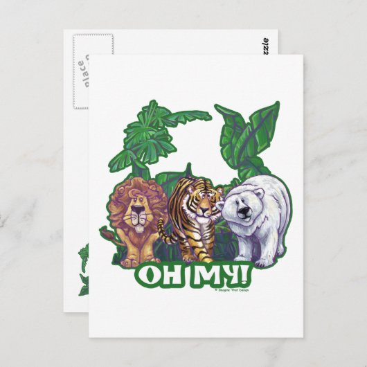 ライオンズタイガーは私を支える ポストカード (正面/裏面)