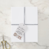 ライオンズタイガース&ベアーズアニマルベビーシャワーギフトラベル ギフトタグ (より糸付き)