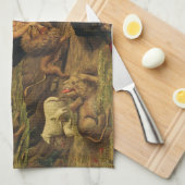 ライオンズデンのダニエル キッチンタオル (四つ折り)