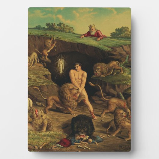 ライオンズデンのダニエル フォトプラーク (正面)