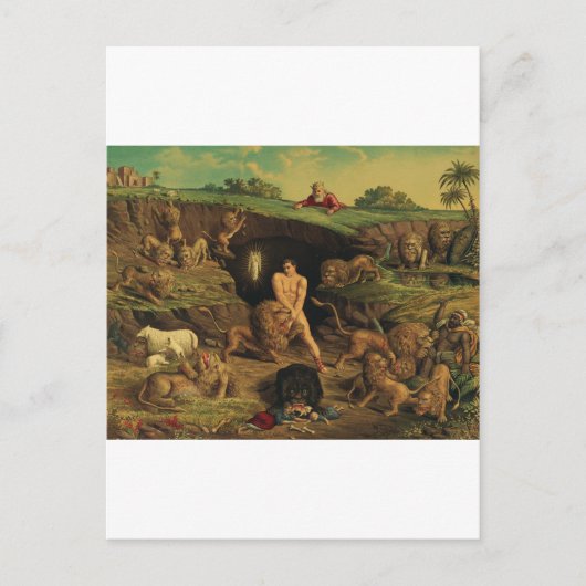 ライオンズデンのダニエル ポストカード (正面)