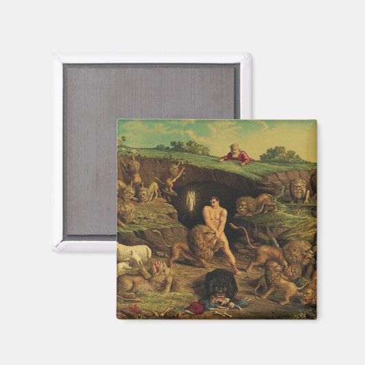 ライオンズデンのダニエル マグネット (正面/裏面)