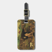 ライオンズデンのダニエル ラゲッジタグ (正面縦)