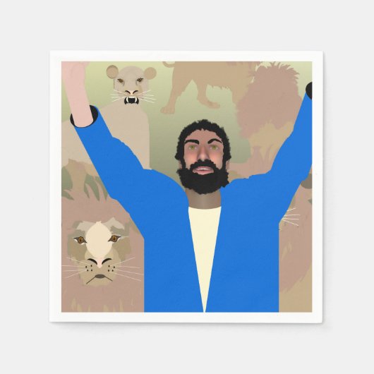 ライオンズデンのAltナプキンスのダニエル スタンダードカクテルナプキン (正面)