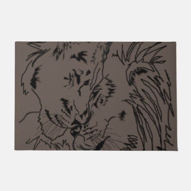 ライオンズハグ ドアマット (正面)