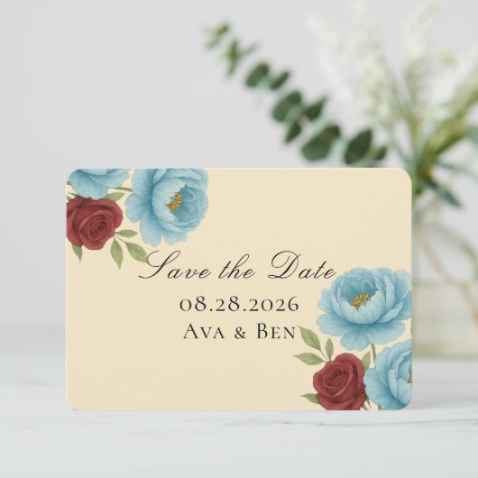 ライオンズブルー牡丹&レッドローズデートを保存 (スタンド正面)